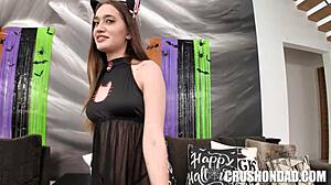 My costumes stepdaddy fucking petite teen