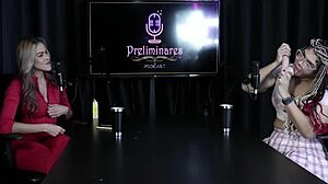 Sofie Lollipop Transsexual Strips Showing Breasts Pussy in Game