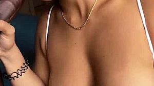 Sloppy Blowjob In Front Of The Camera While On Video Call With Her Husband -Amateur Couple- Nysdel