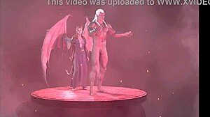 Baldur's Gate 3 naked playthrough with Mizora sex scene