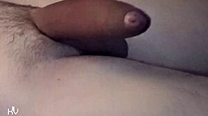 I lick his nipple until he cums