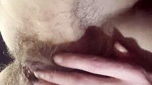 Teacher Masturbates Her Hairy Wet Pussy During Class Break