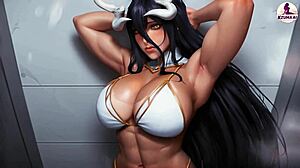 albedo as the hottest milf ai generated