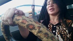 Brunette Brazilian Gets Assfucked by Firefighter in Public Outdoor