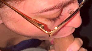 Argentine Stepsister Surprises with Blowjob During Movie