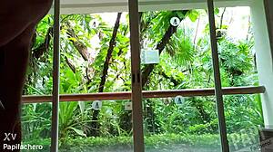 on vacation in cancun mexico pervy papifachero brought thongs to play