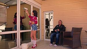 Sexy Girl Next Door Seduces Me From Balcony Flirting To Facial Real Amateur Action