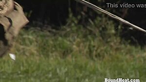 naughty lesbian mistress moans from pussy licking with tight slave