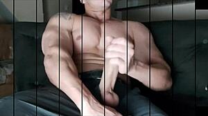 carlos simões gives a sneaky anal blowjob to a muscular stud