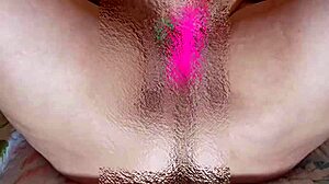 Wow, fat 60-year-old granny plays with her huge saggy tits and pussy!