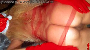 mature lady curves tease on christmas