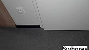 Did You Call for Room Service? Katty West & Peter Stallion in CFNM Action