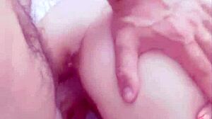 Is this passive wife ready for some homemade fun in lingerie and stockings?