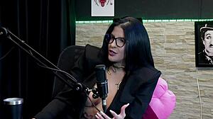 slut leticia braga shows tits pussy after swallowing cum play