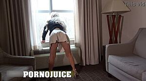 Russian Fashionista Endures Intense Black Breeding Session