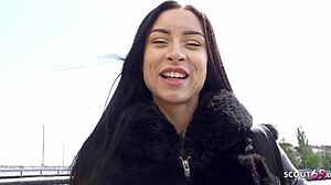 German Scout - Perfect German Latina Teen 18+ Caramella Del X Pickup For Casting Fuck