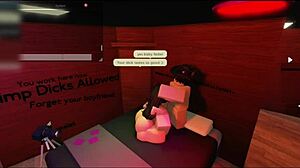 roblox studio sex with friend, bending over for rough doggystyle and blowjob