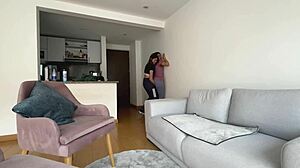 Lesbian Sex With The Trainer That My Cuckold Husband Pays Me