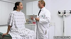 Perverted doctor Dorian prescribes sex with patient Alexis Tae right away