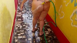 vivi guedez feels the thrill of sideways sex without a condom