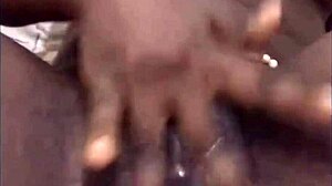 Ebony Babe Enjoys Solo Masturbation Session