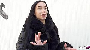 German Scout - Perfect German Latina Teen 18+ Caramella Del X Pickup For Casting Fuck