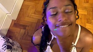 Enteada Pays Debt With Blowjob In Bedroom