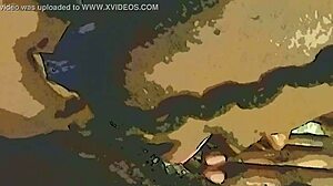 feeling the pleasure of a dildo and tongue tag team on wet pussy