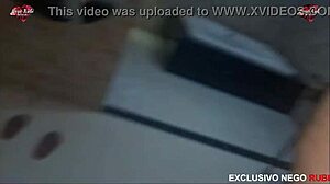 Skinny Teen Endures Huge Cock In Squirting Blowjob