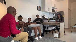 Wild Sex Party Between Tattooed Coworkers!