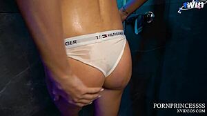 Amateur Couple Fucks In Shower Cum Mouth