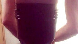 Is Gazzadomm's fleshlight fucking session too intense for you?