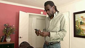 White Milf Slut Fucks Big Black Cock Roughly