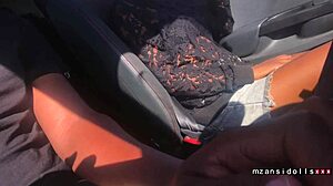 young teen practices riding skills in a casual setting