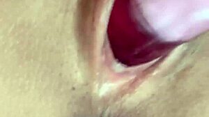 Tight Pussy Tests Big Dildo