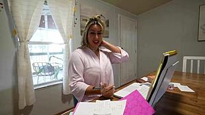 Hot Step-Mom Uses My Cock For Her Video!