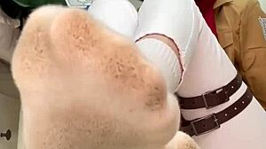 Tsunderebean tells the story of mikasa's domination in intense scenes