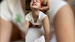 Woman POV: 18 Young Redhead in Early Morning Sex