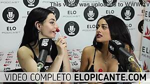 Bisexual Lesbians Kiss And Suck Lollipop Hard