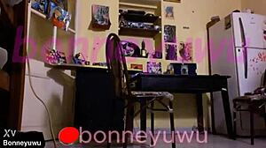 bonneyuwu gets fucked by dad's friend in hidden camera