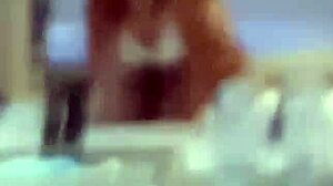 strong action in bedroom position with partner