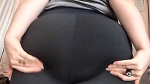 your face goes here leggings on or off?