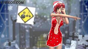 Naked Girl Dancing Outdoors With Bouncing Boobs