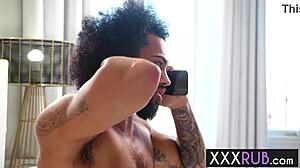 Wet and slippery sex and hot body massage with big ass milf lacey jayne