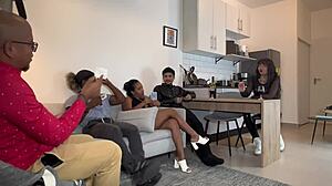 Wild Sex Party Between Tattooed Coworkers!