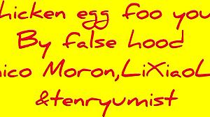 Young Asian Chinese Wrestler In Hood Eats Food With Nico Moron