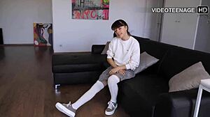 lovely18 years girl does another porn casting