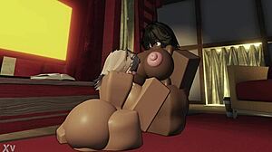 huge black cock splitting pussy in apartment