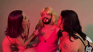 my college professor tried something new, i made him my sissy with my friend