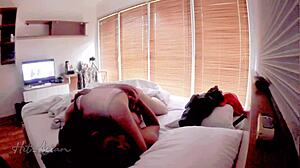 i watch pretty asian friend's wife fucked hard in doggystyle